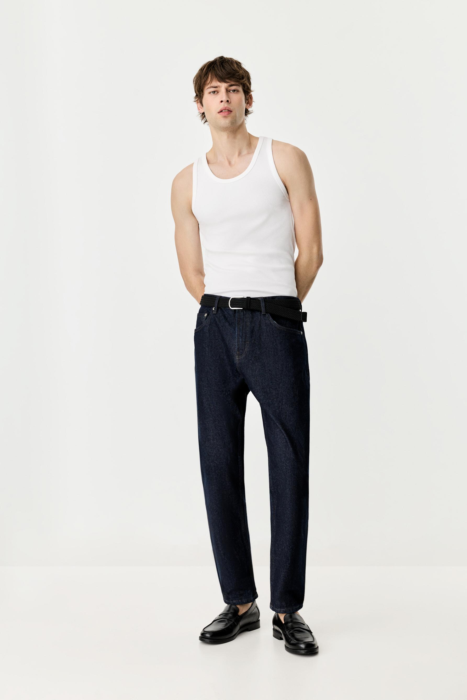 Ribbed vest top — OFF WHITE