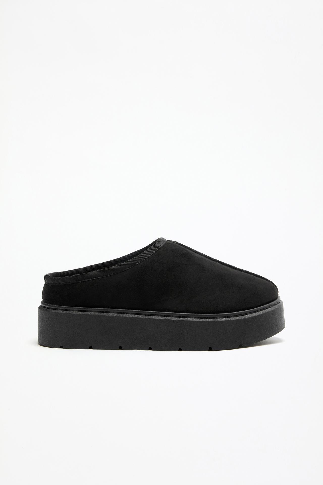 Platform clogs — BLACK