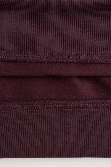 Pack of 2 plain fleece sweatshirts — DARK KHAKI 5