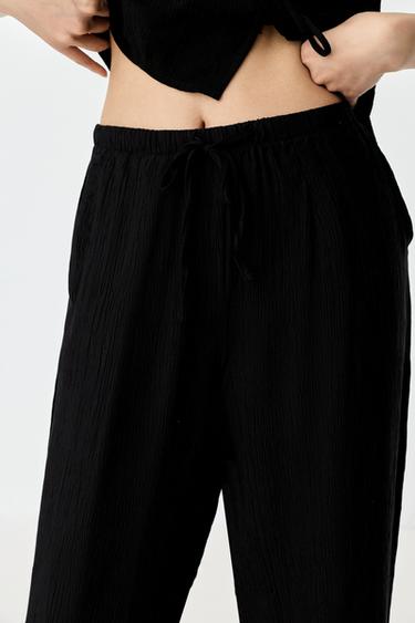 Textured jogging trousers — BLACK 3