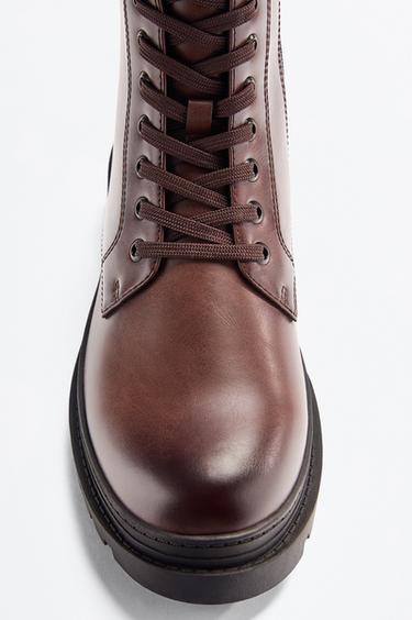 Lace-up boot — BROWN 3