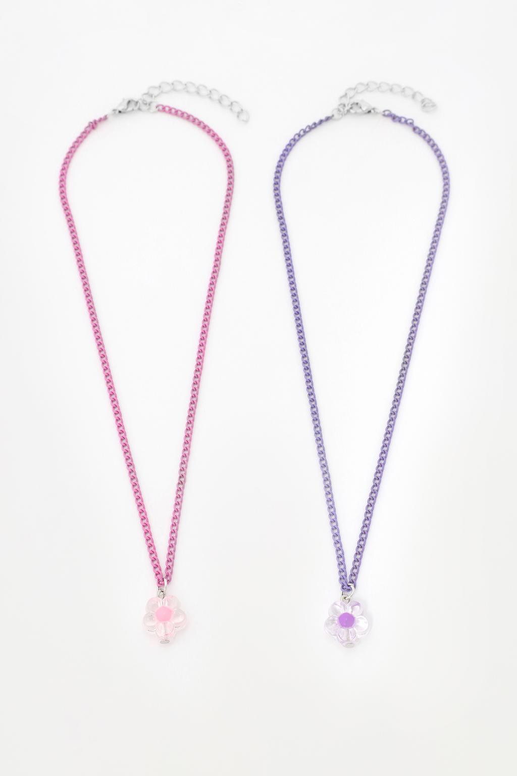 Pack of 2 fruit jar necklaces