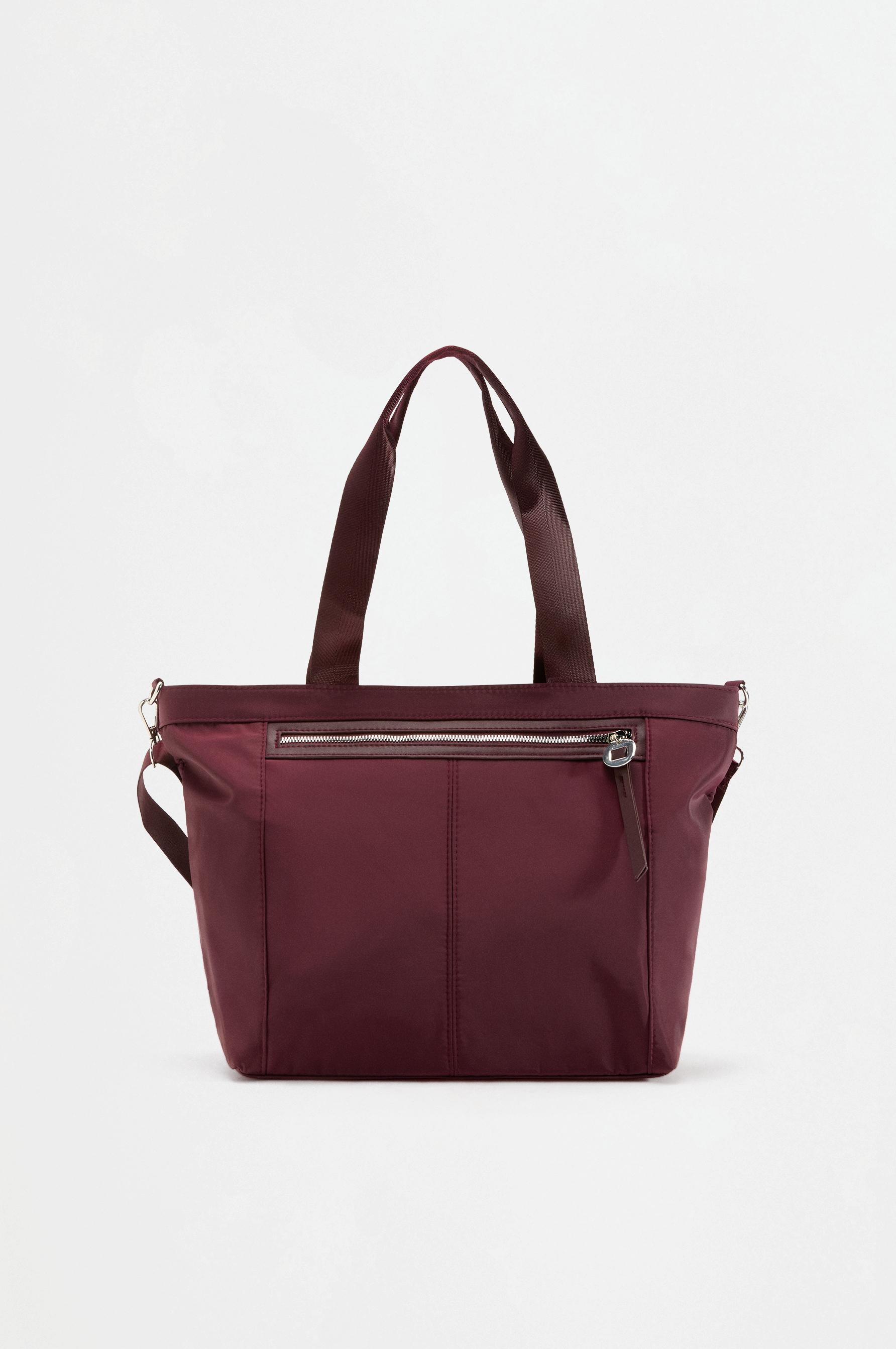 Flap shoulder bag — BURGUNDY