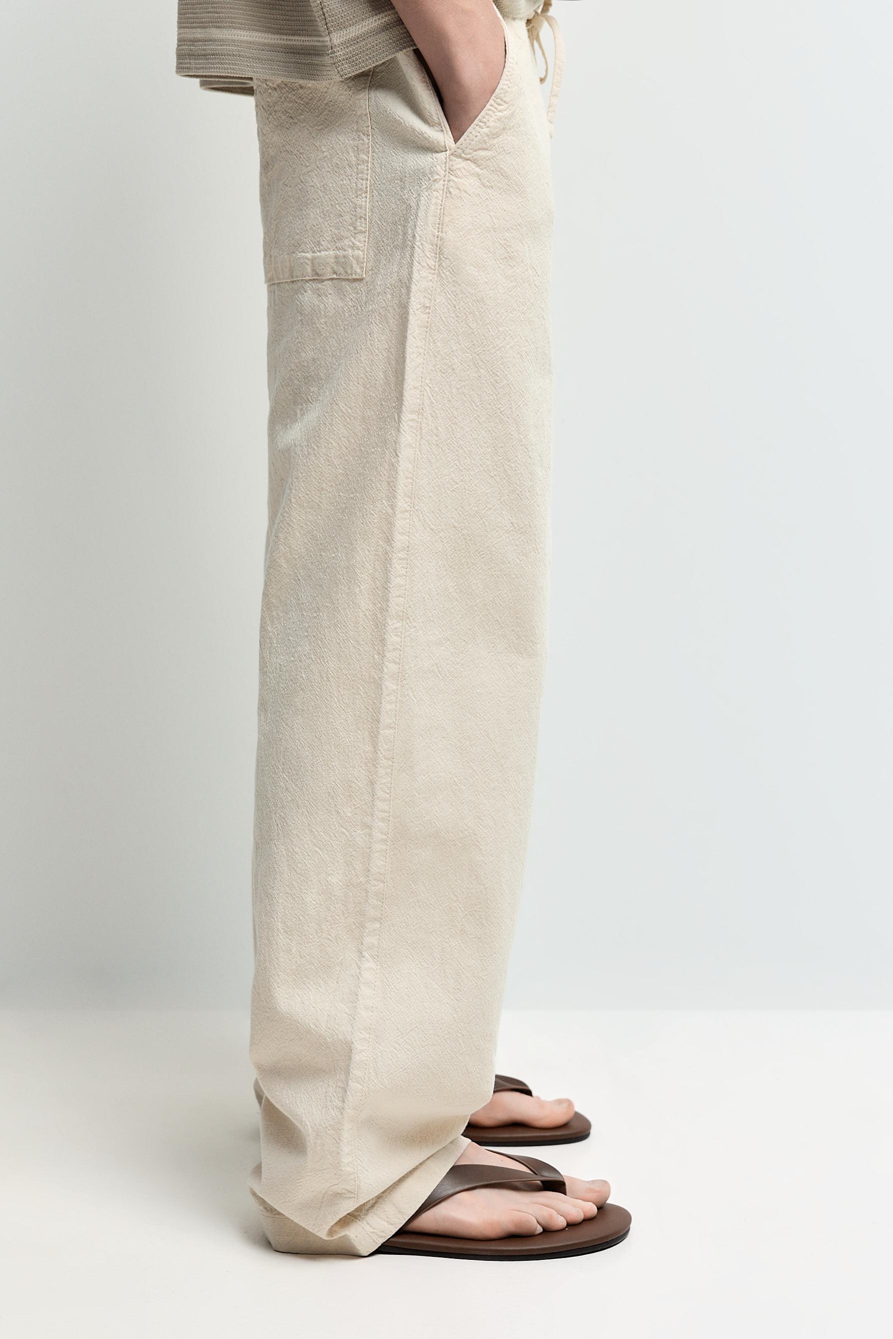 Rustic joggers — OFF WHITE