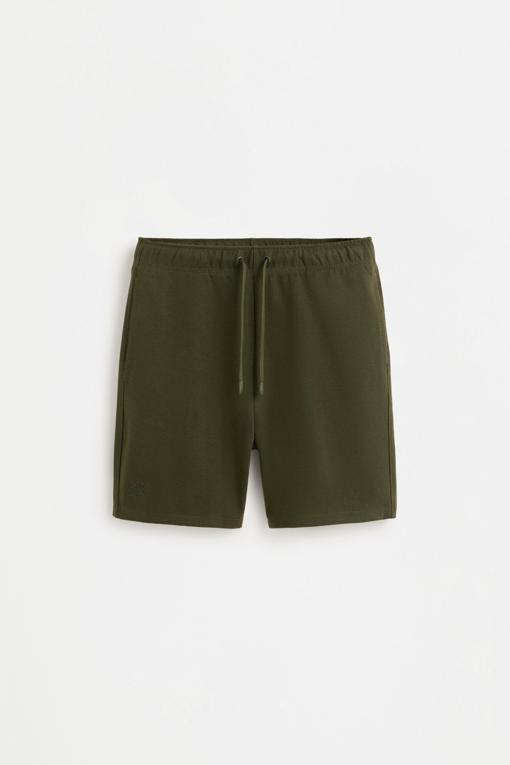 Kappa x Lefties tracksuit Bermuda shorts — DARK KHAKI