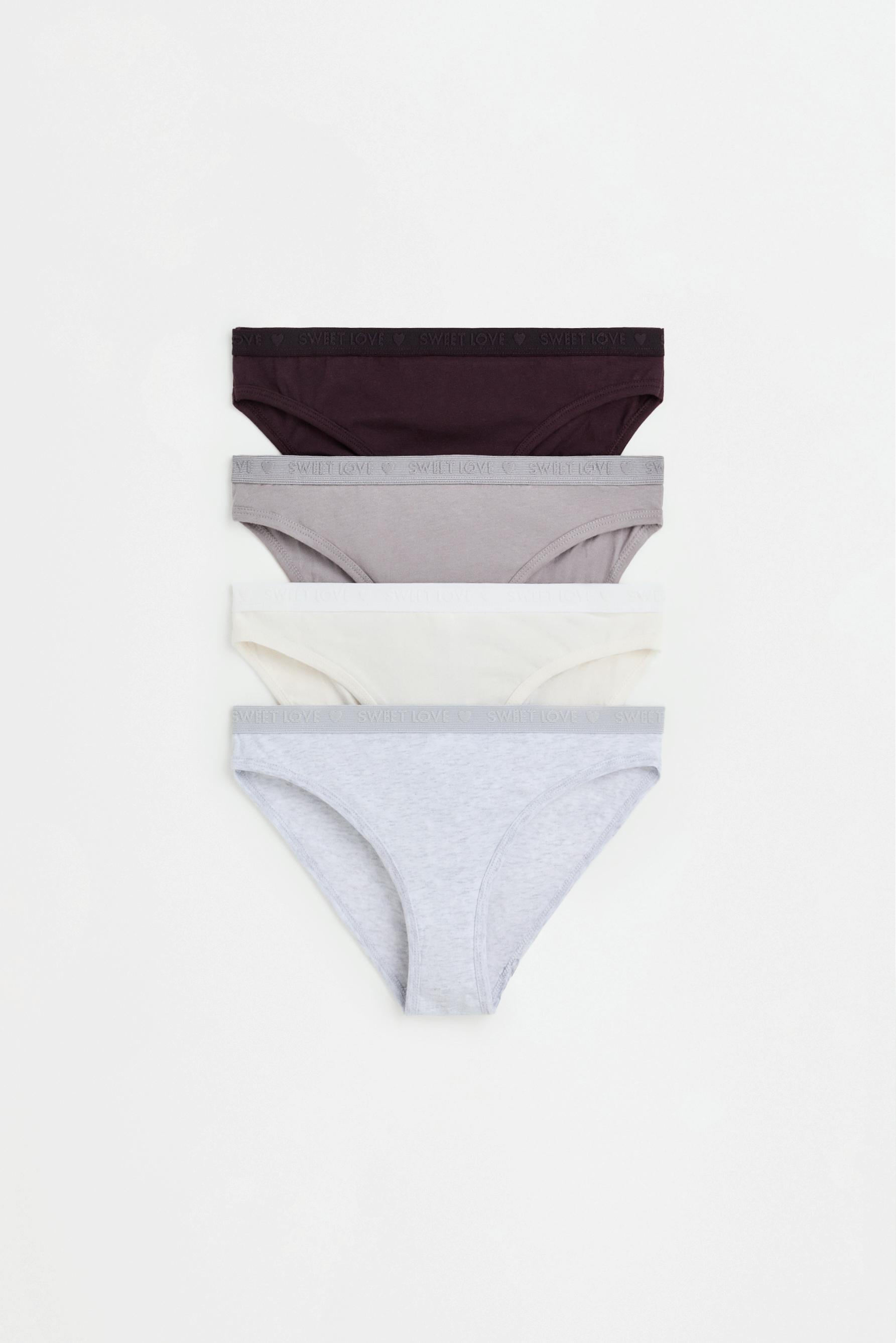 4-pack of classic cotton briefs — MAUVE