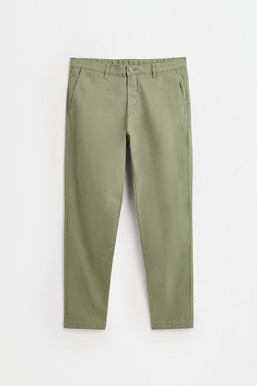 Skinny fit chino trousers — GREEN 6