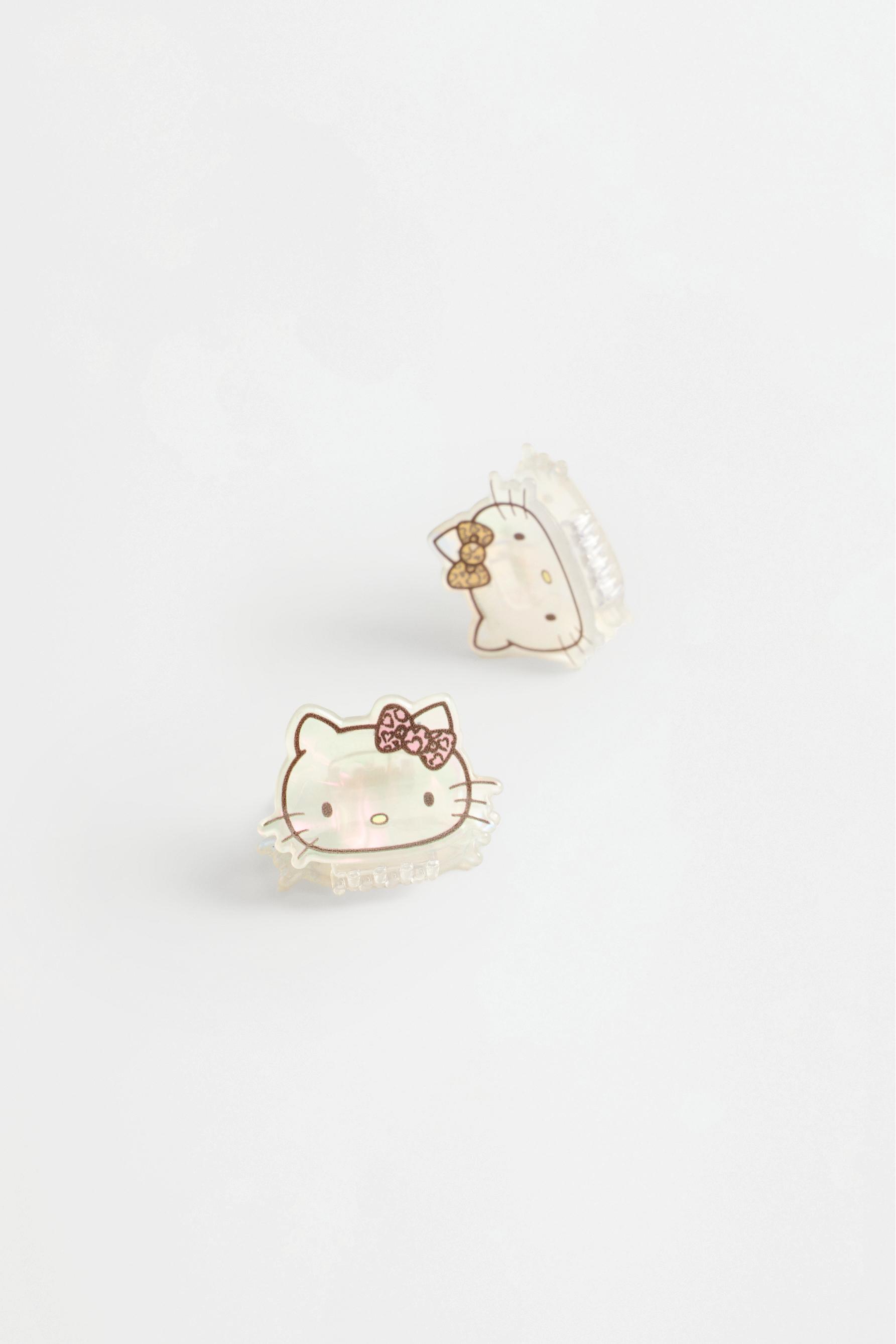 Hello Kitty ©SANRIO Hair Clips (Pack of 4) — WHITE