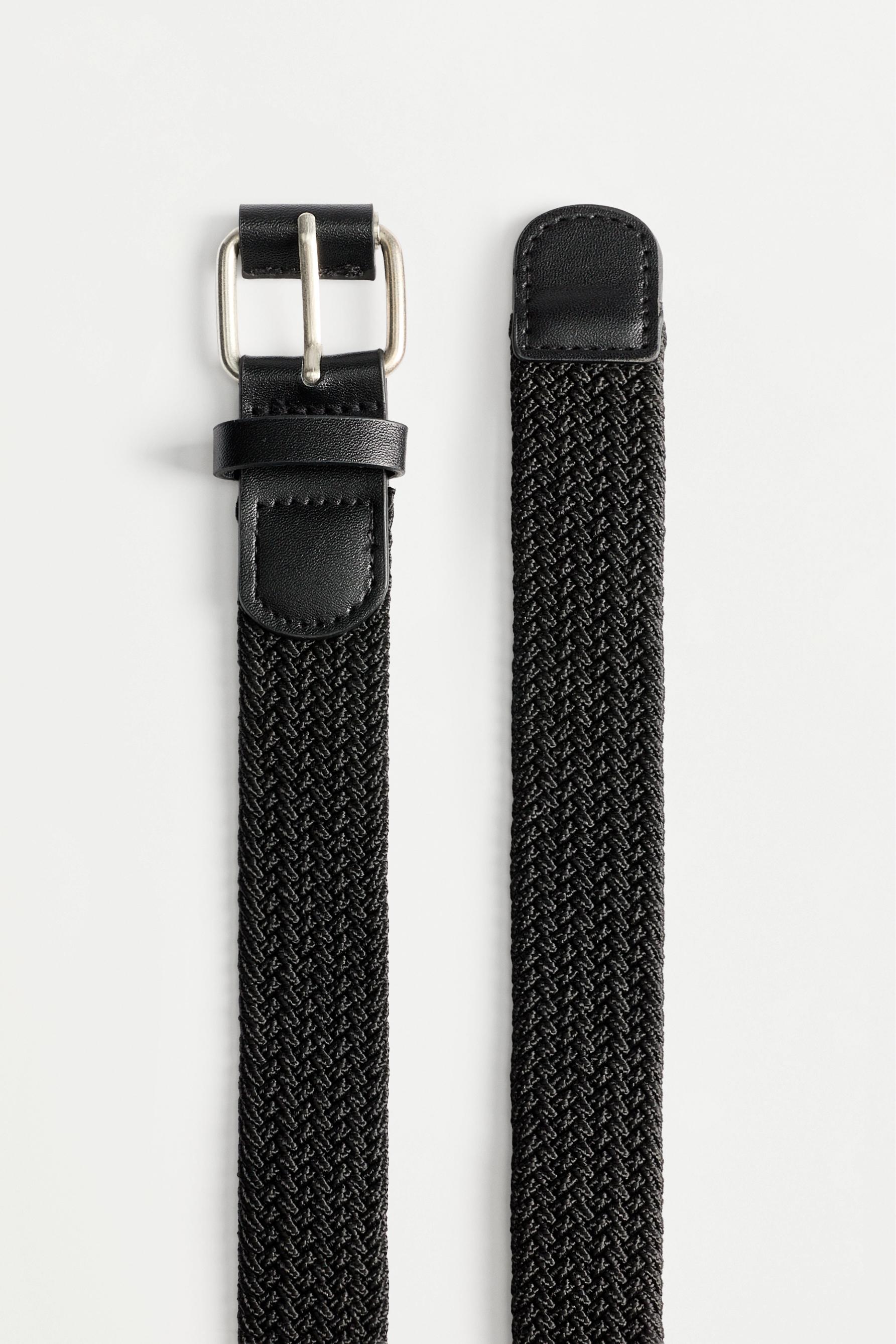 Braided belt — BLACK TONE