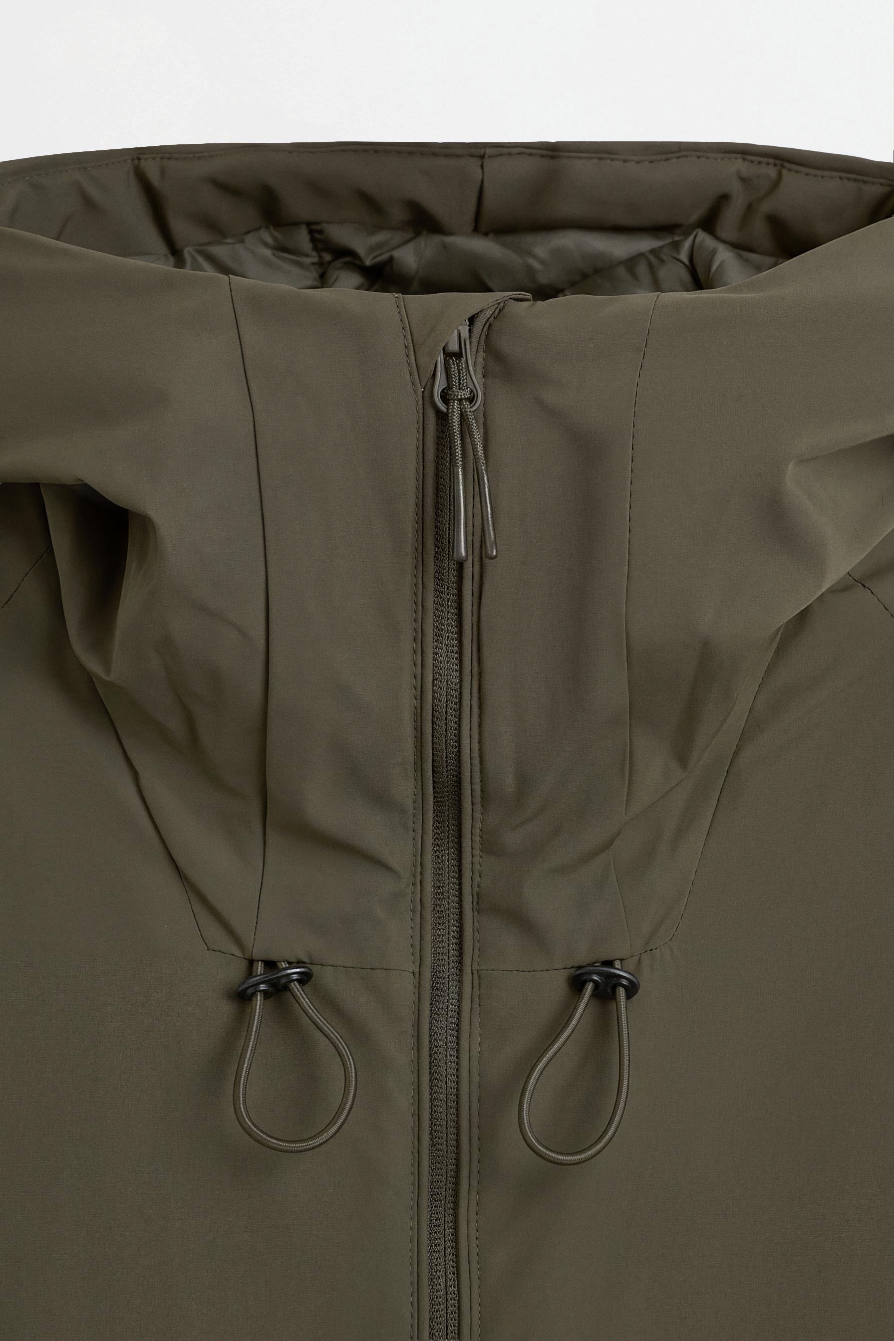 Padded hooded jacket — GREEN