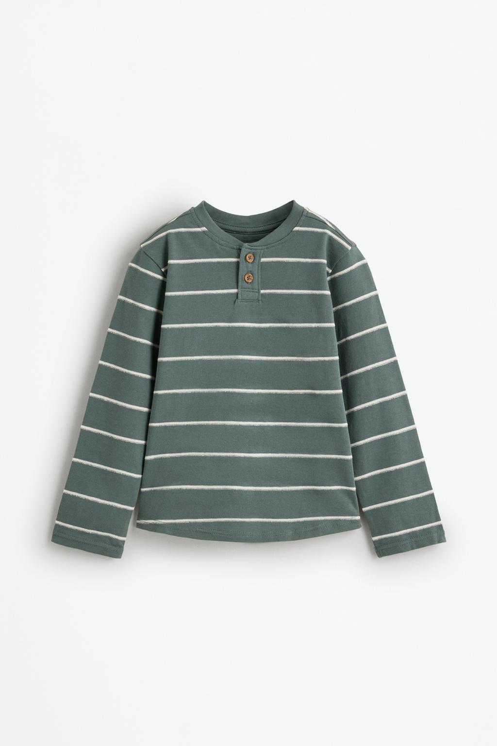 Camiseta rústica de rayas