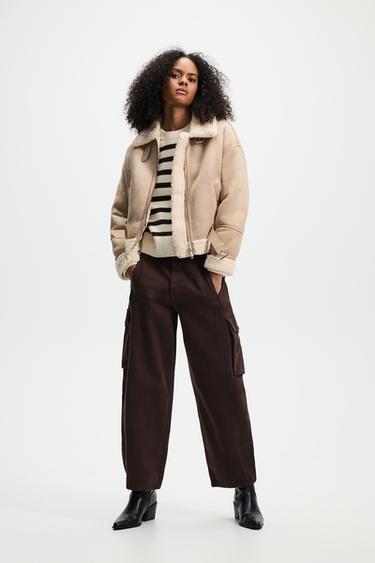 Short double-faced jacket — GREY/BEIGE 2