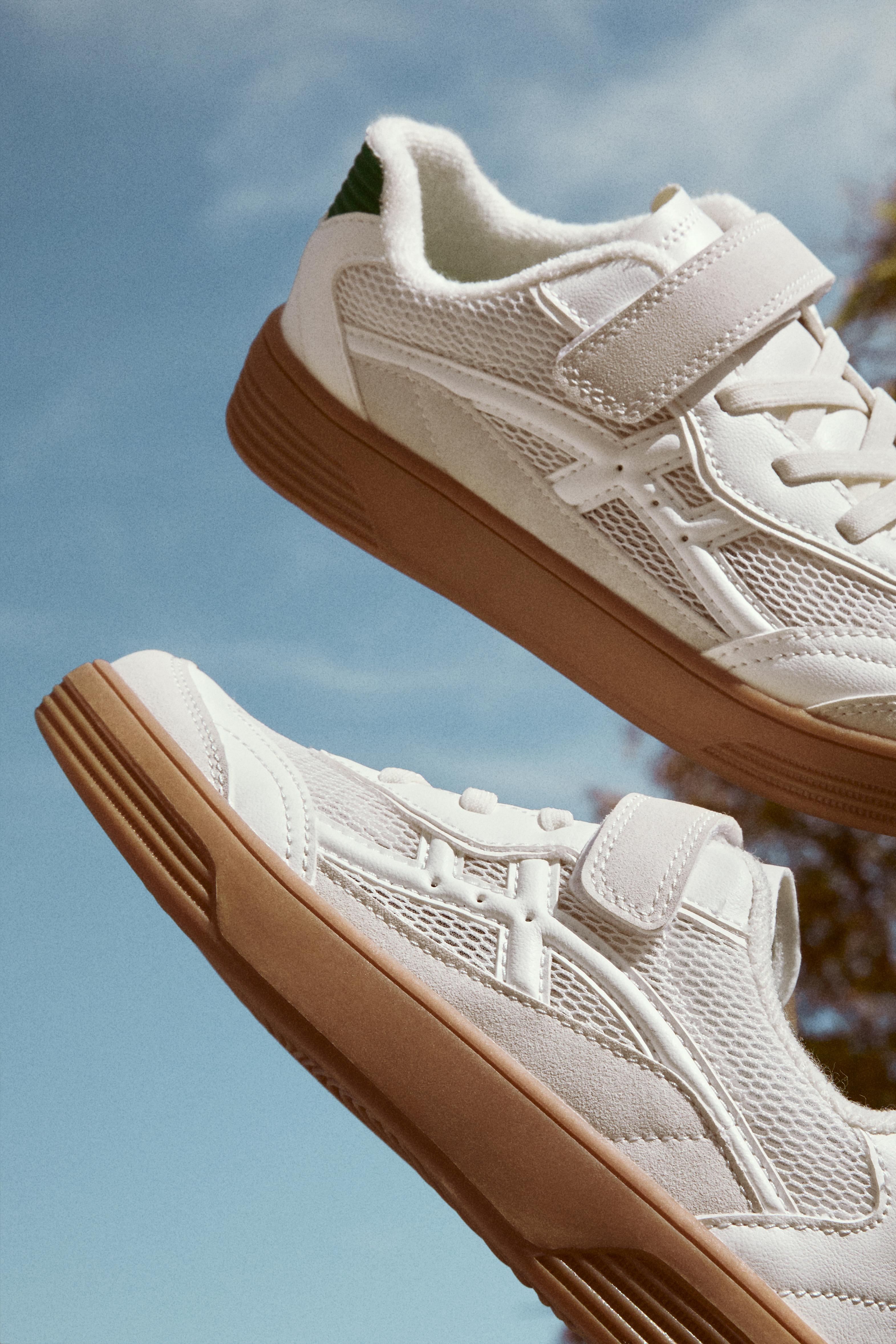 Combined sneakers — WHITE
