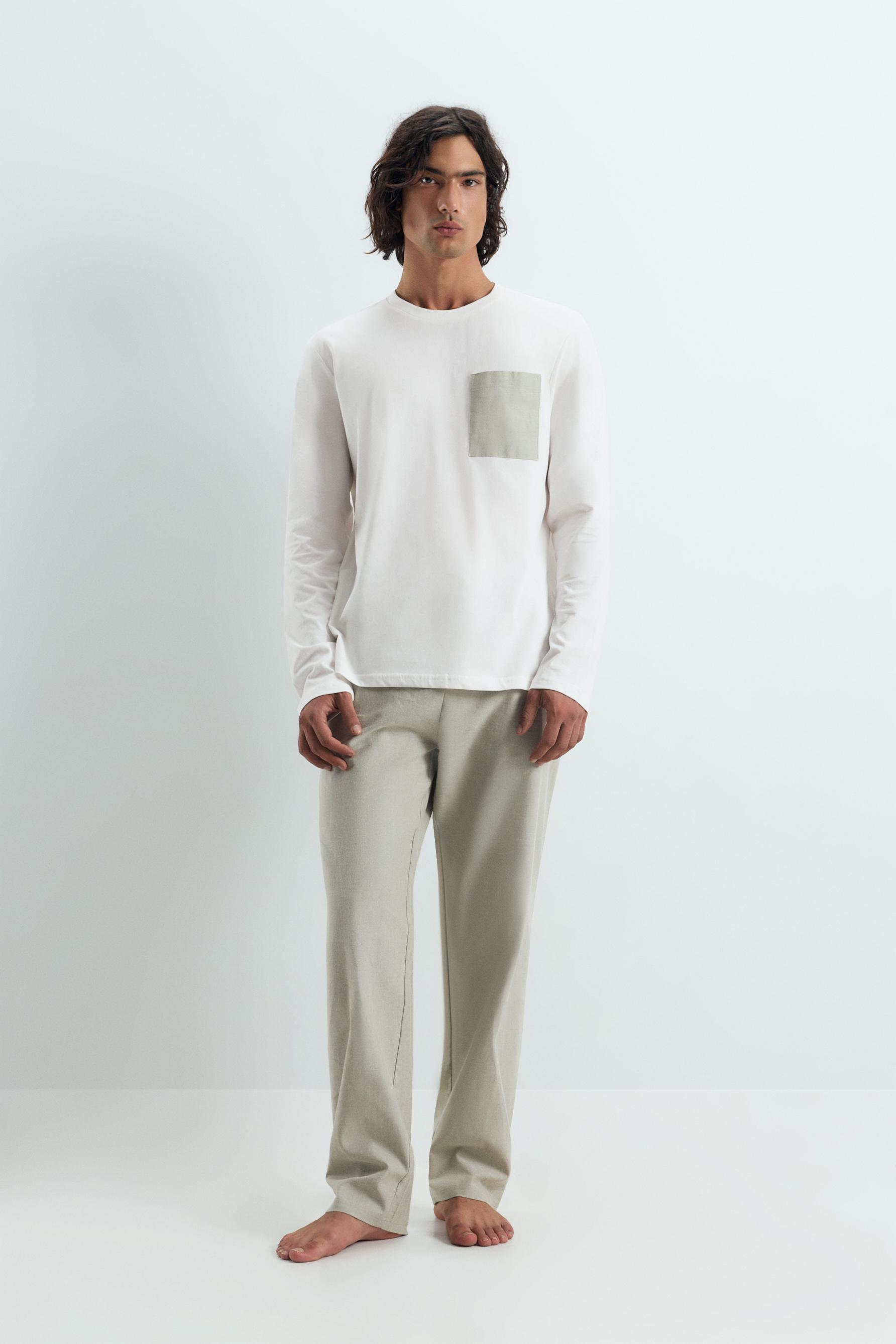 Pijama largo bolsillo
