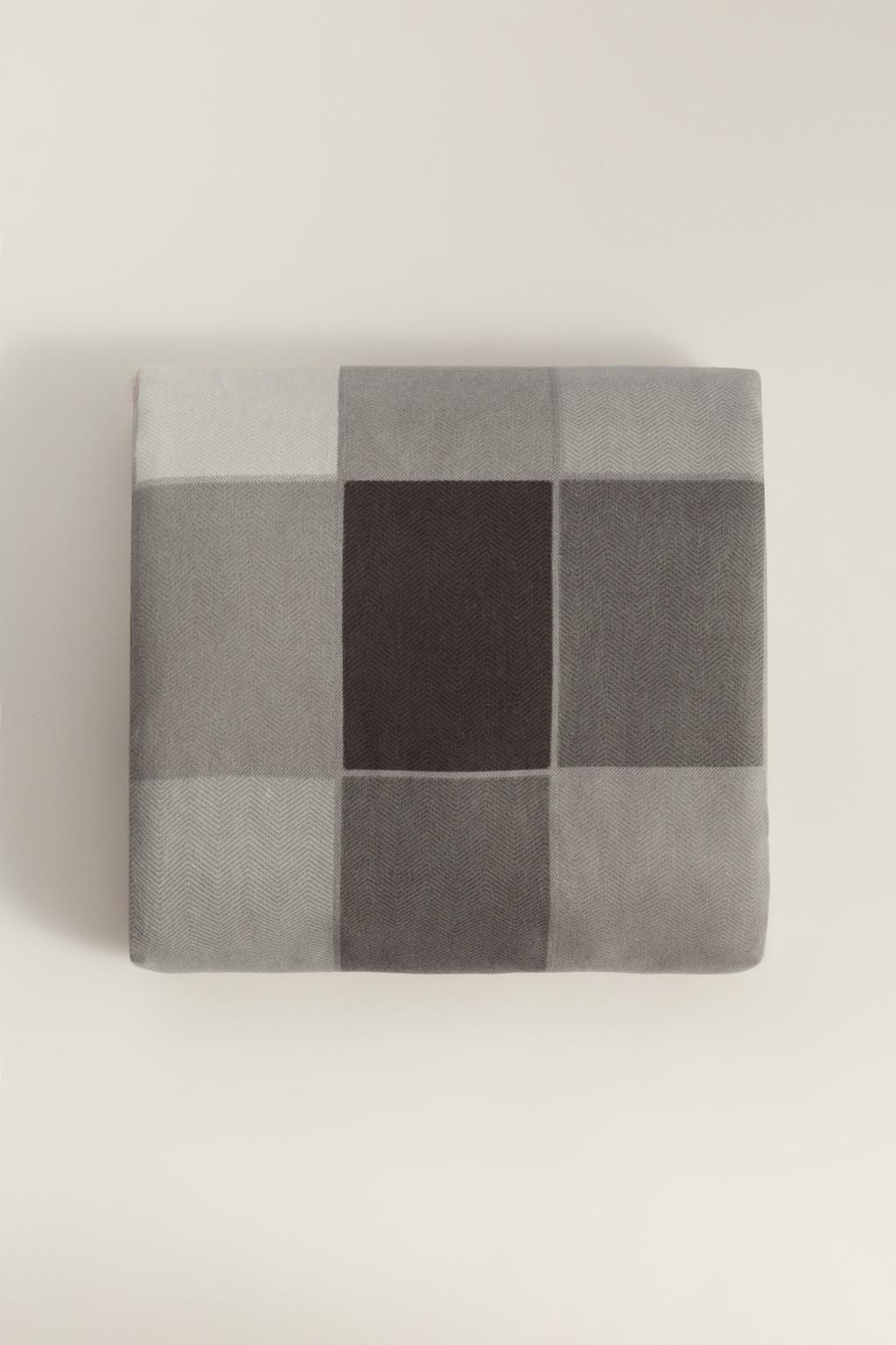 Funda nórdica franela cuadros 240 x 220 cm