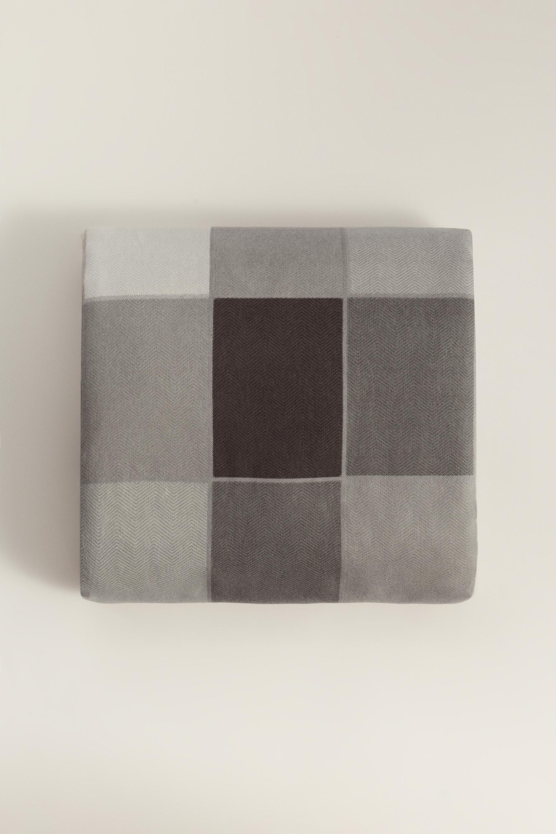 Funda nórdica franela cuadros 240 x 220 cm