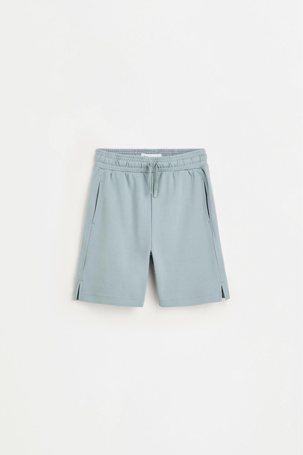 Interlock Bermuda shorts — STEEL BLUE