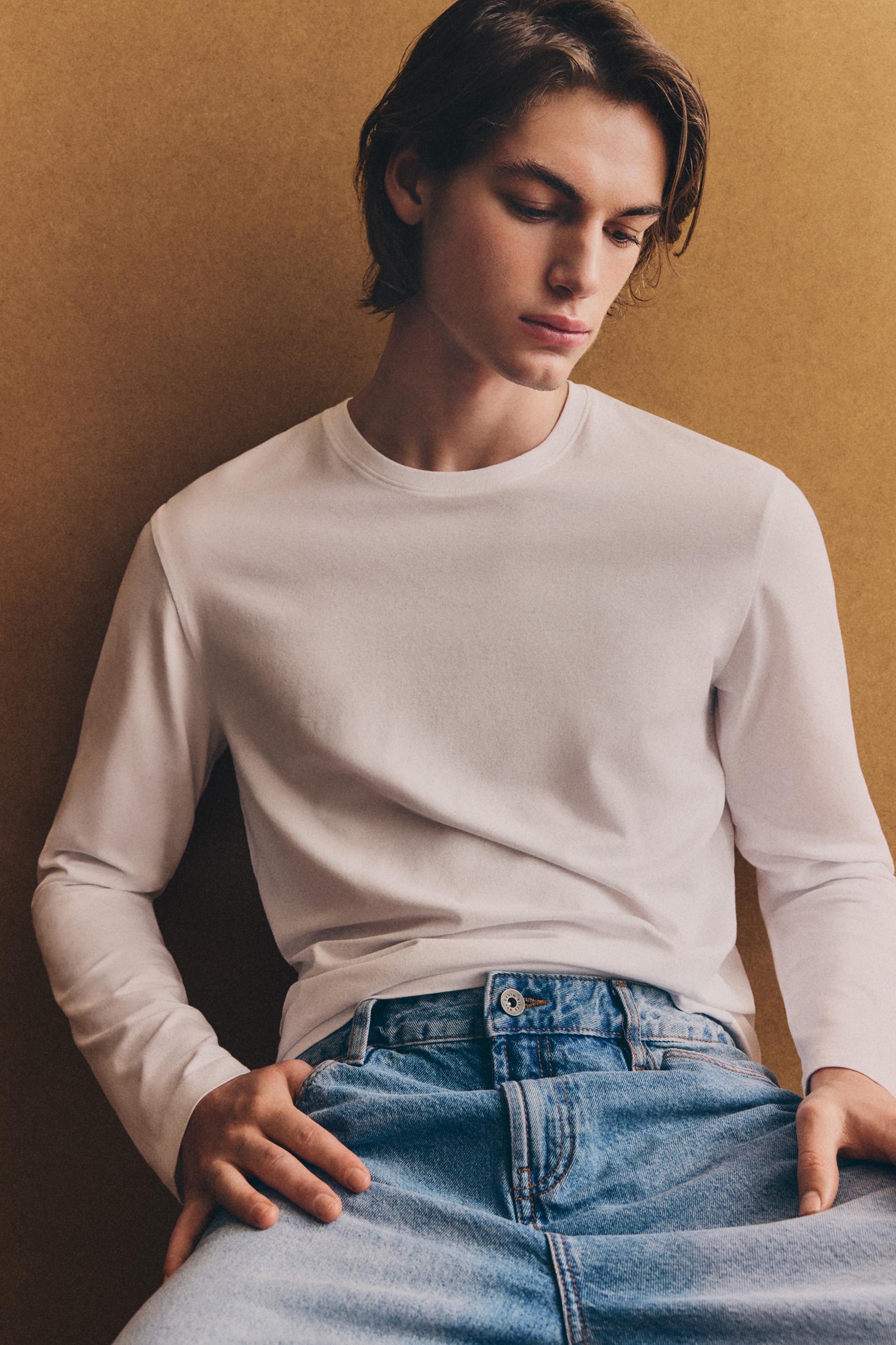 Pack 3 camisetas básicas manga larga