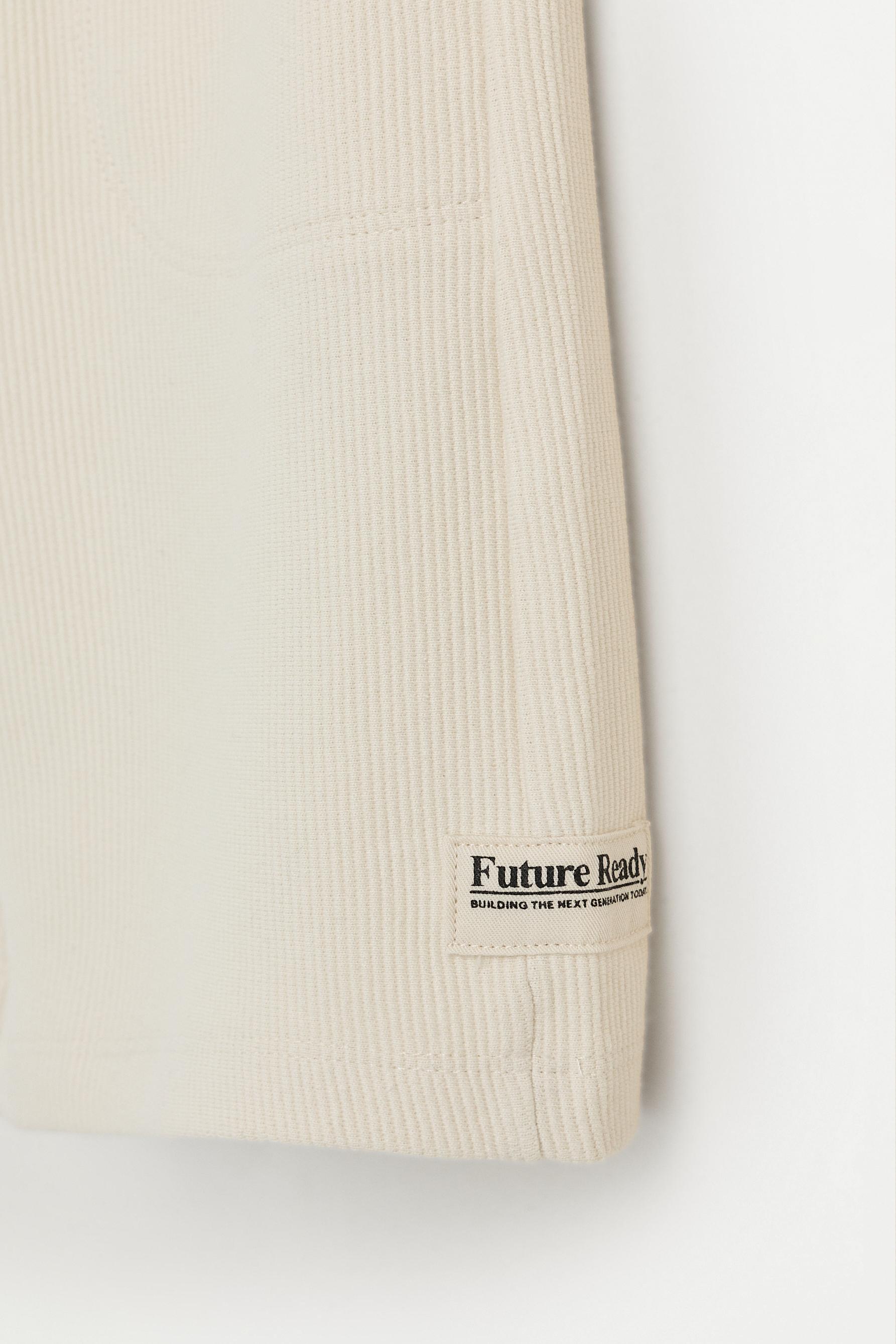 Ottoman Bermuda shorts — ECRU