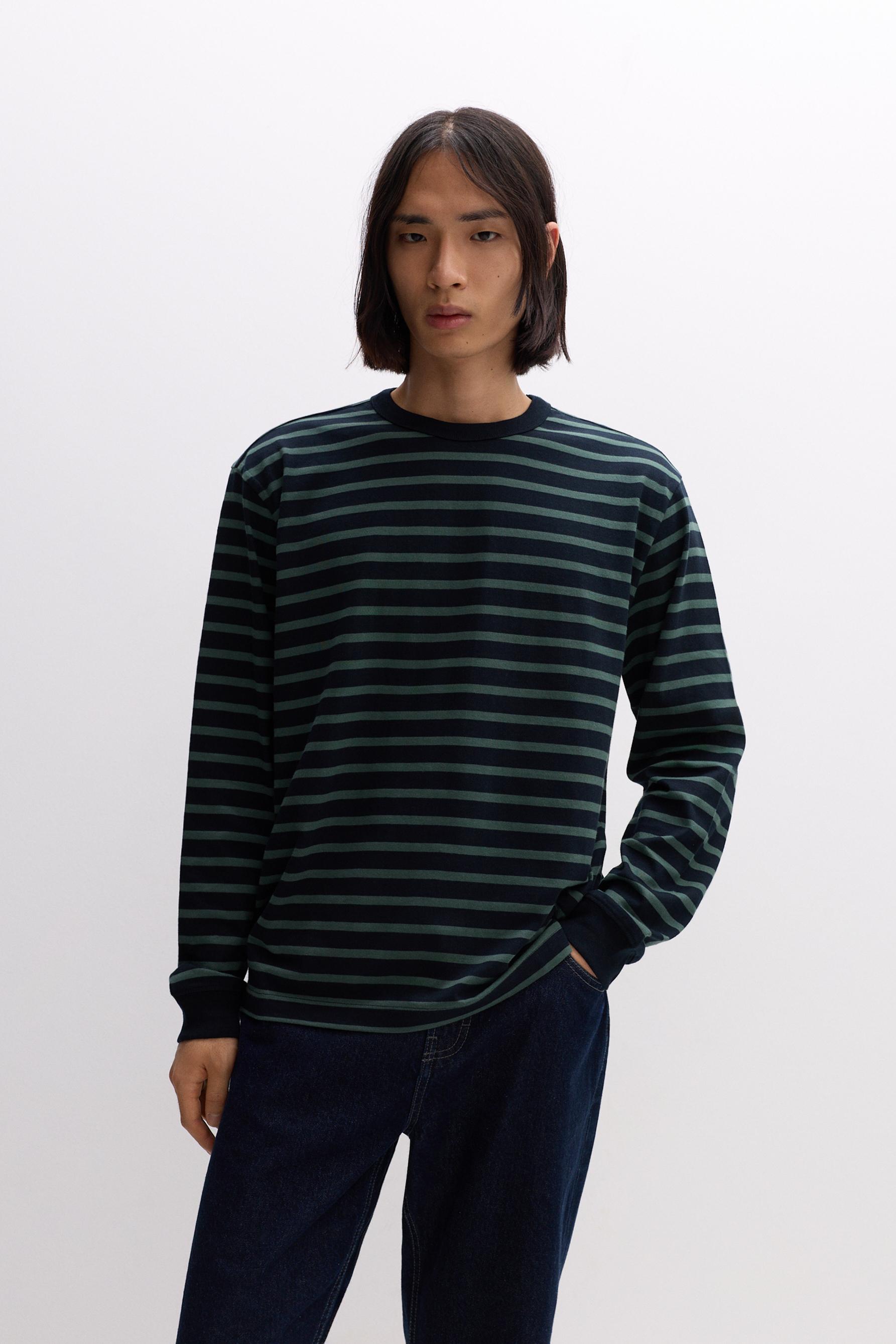 Camiseta rayas manga larga