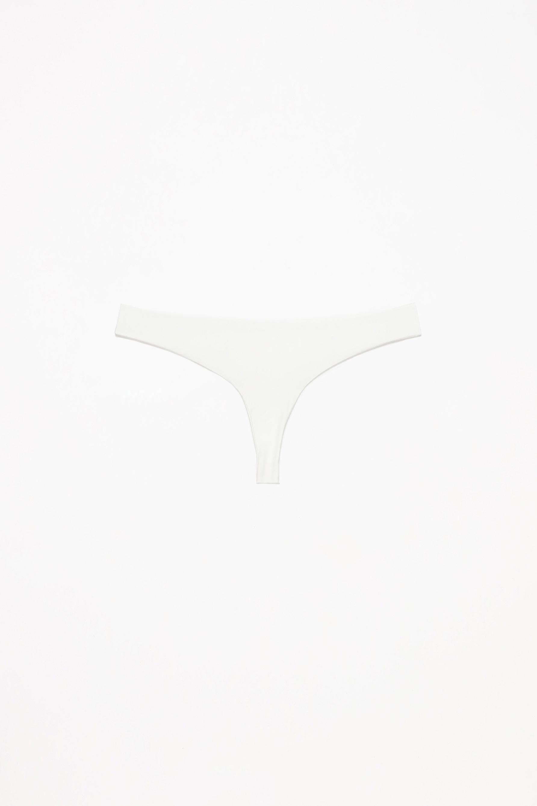 3-Pack of microfibre thongs — WHITE