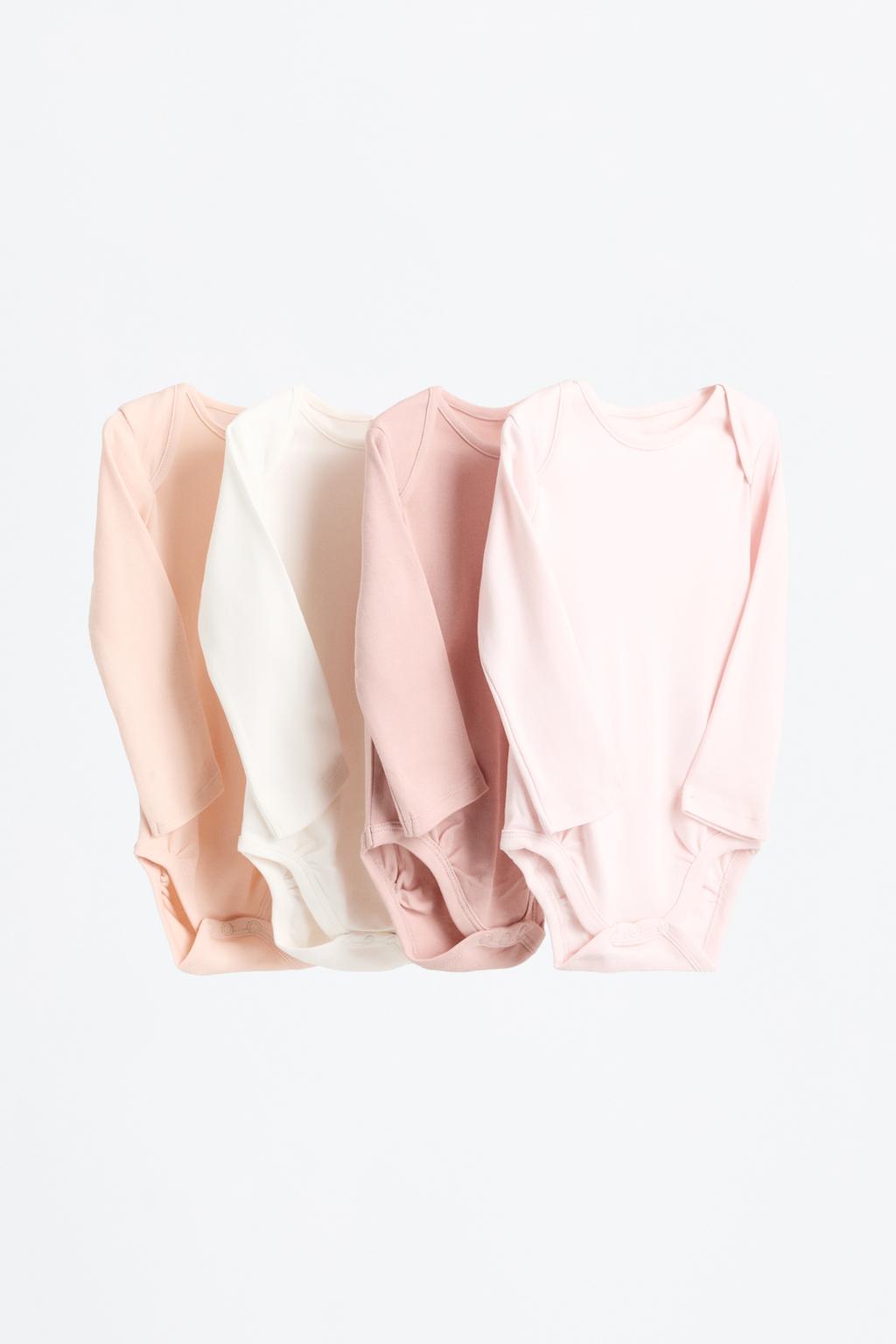 Pack de 5 bodies lisos