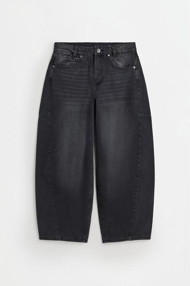 Barrel jeans — BLACK 6