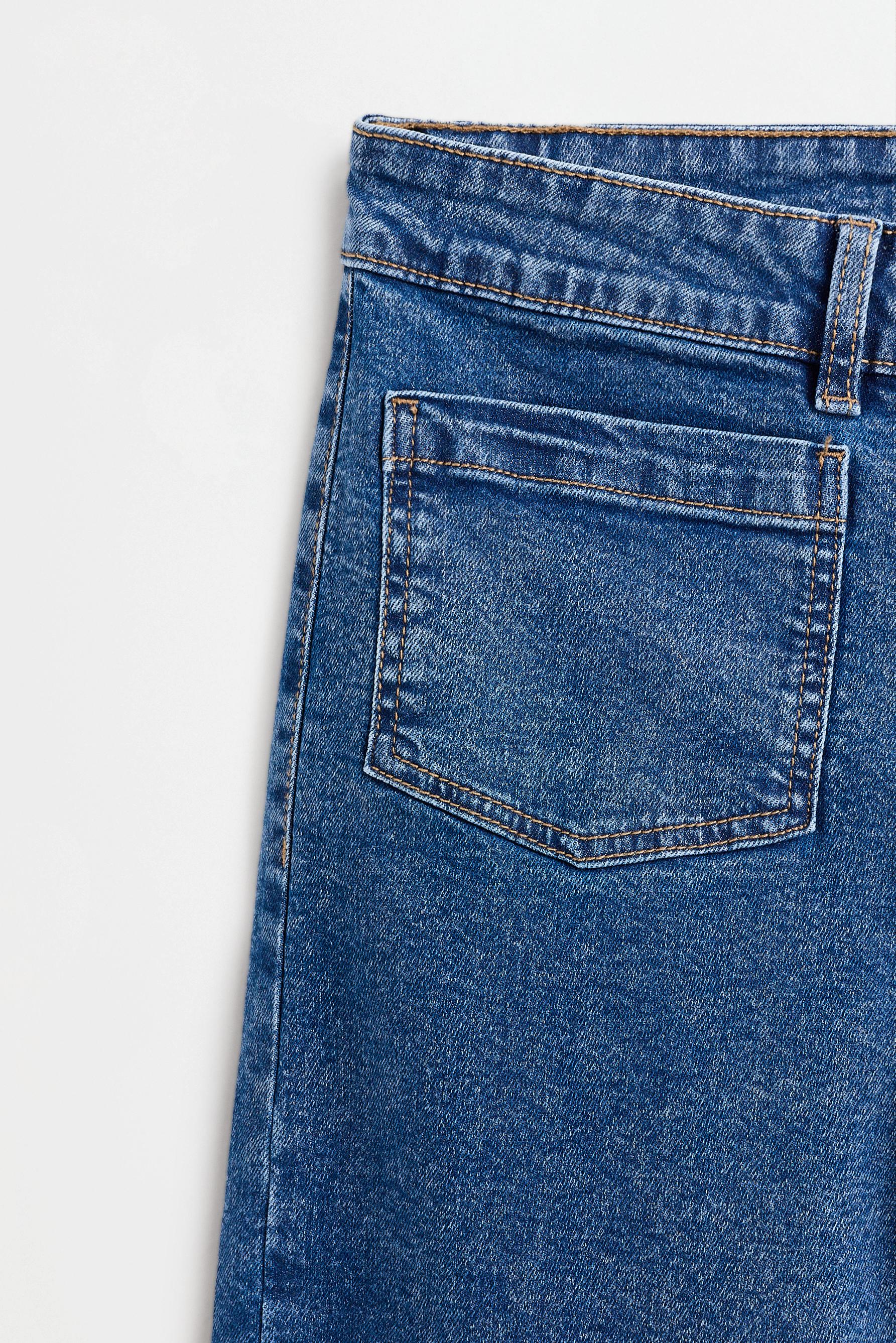 Culotte pocket jeans — INDIGO