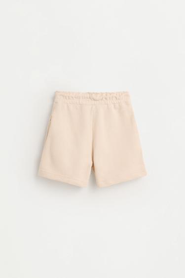 Rustic polo shirt and Bermuda shorts set — ECRU 5
