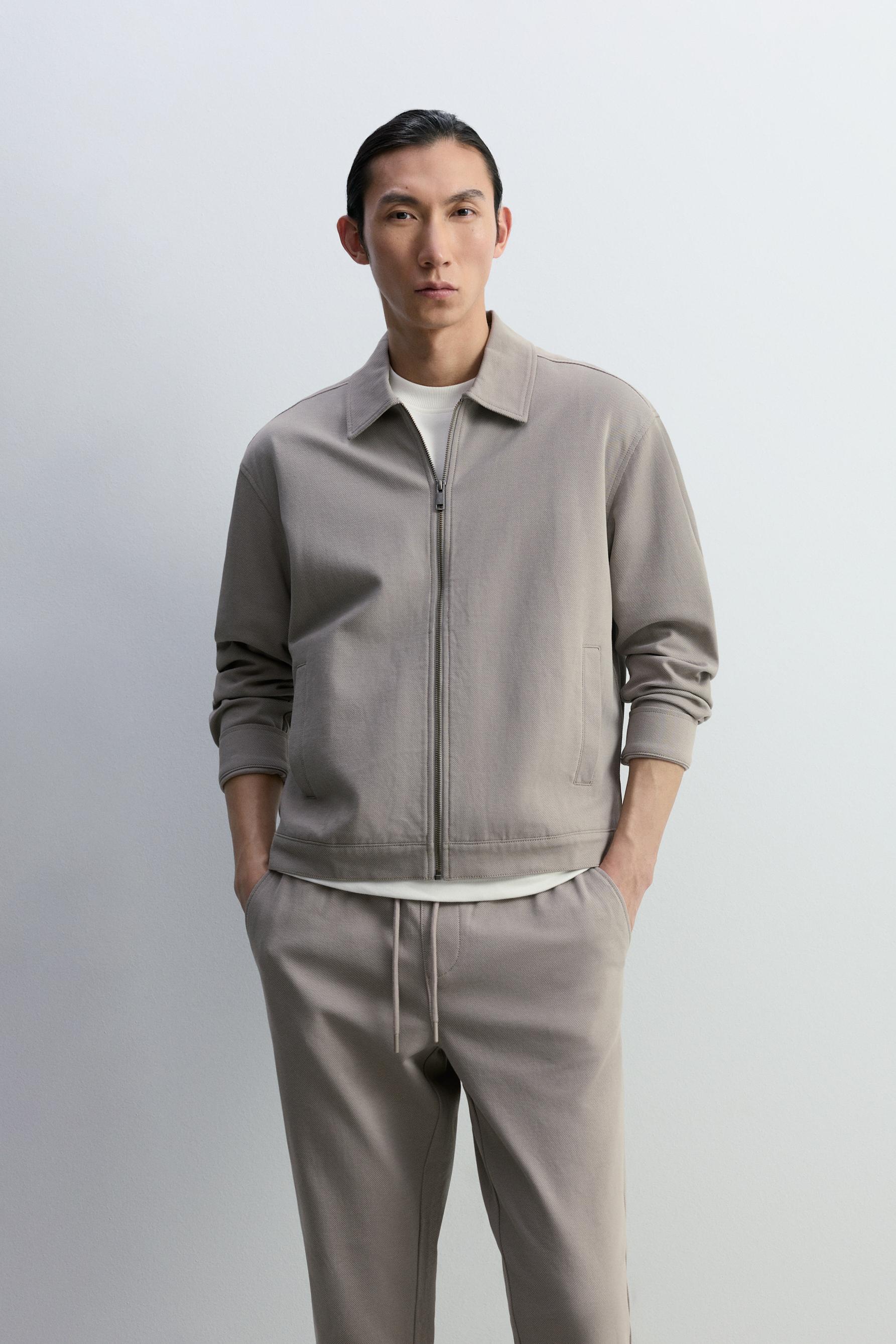 Chaqueta estructura cremallera