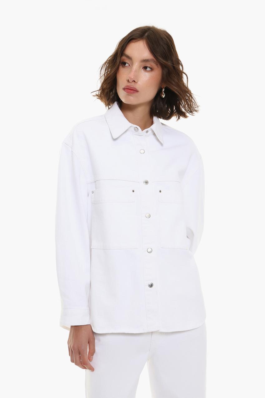 Sobrecamisa denim Punto ROPA Mujer Lefties México