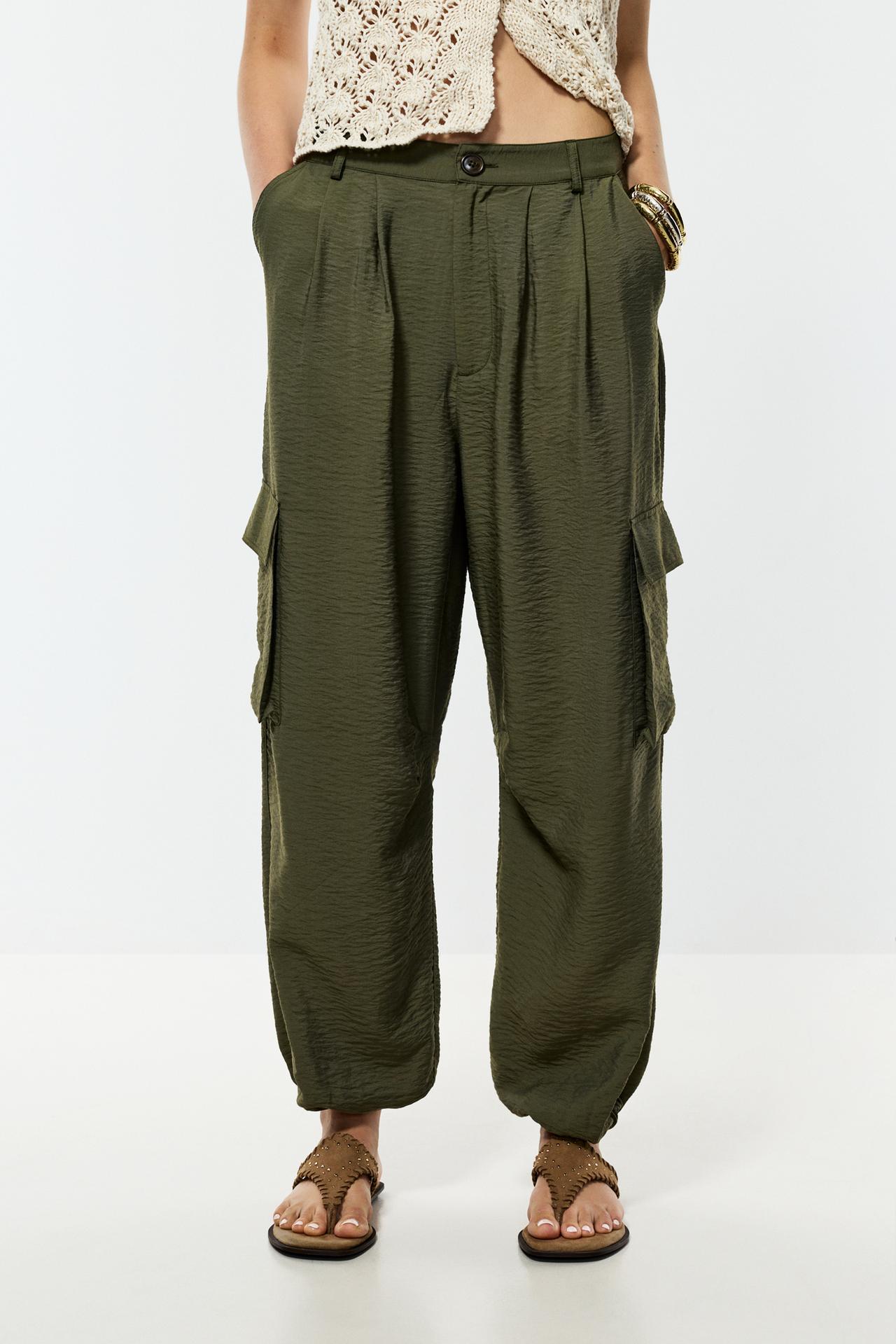 Cargo trousers — DARK KHAKI