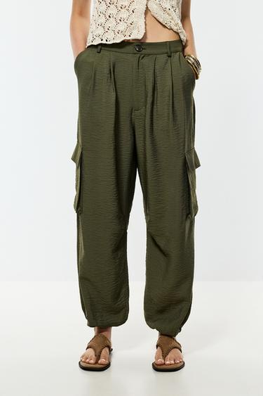 Cargo trousers — DARK KHAKI 1