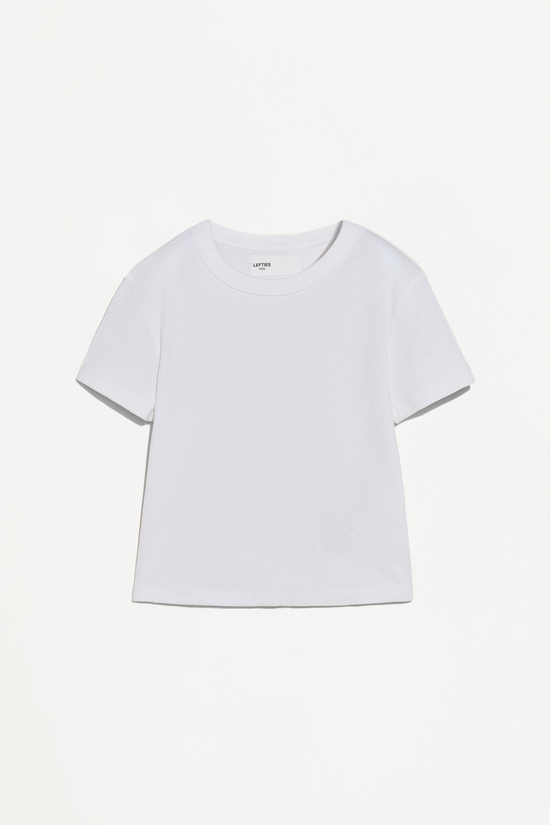 Ribbed T-shirt — OFF WHITE