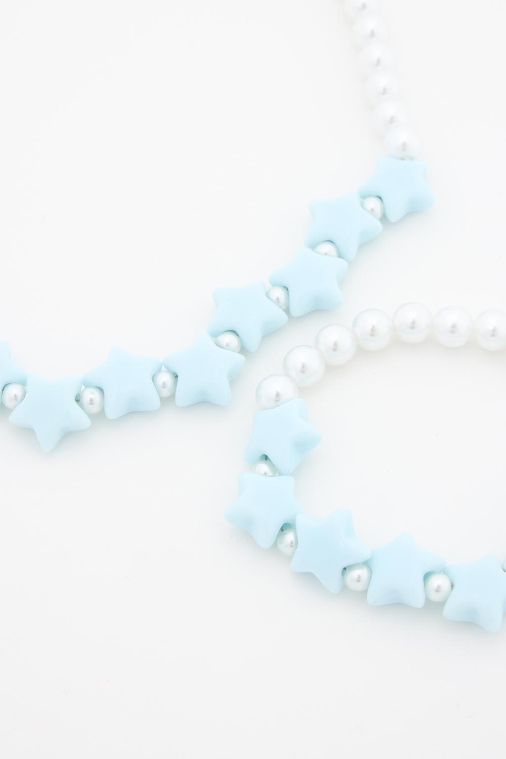 Star necklace and bracelet set