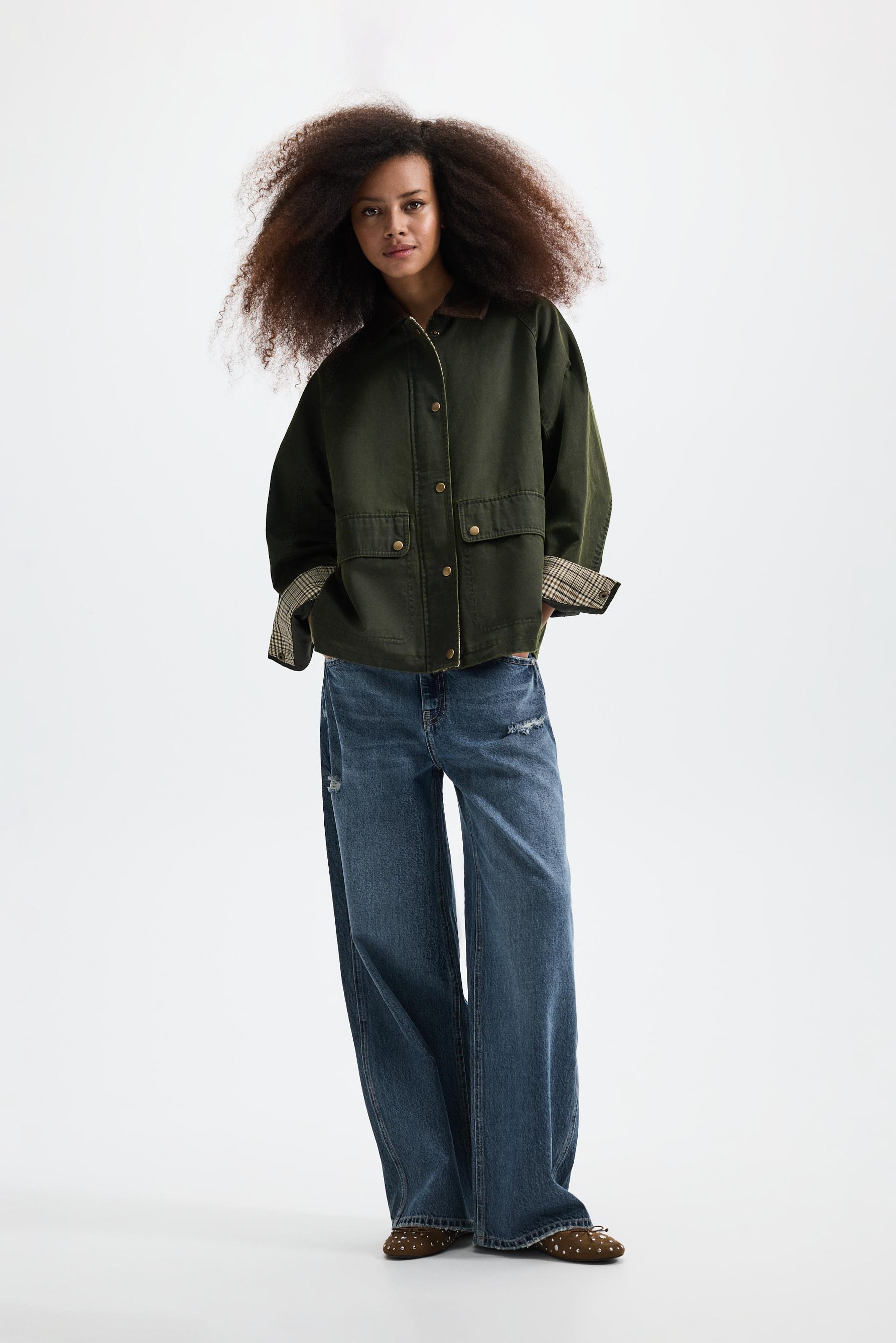 Distressed baggy jeans — INK BLUE