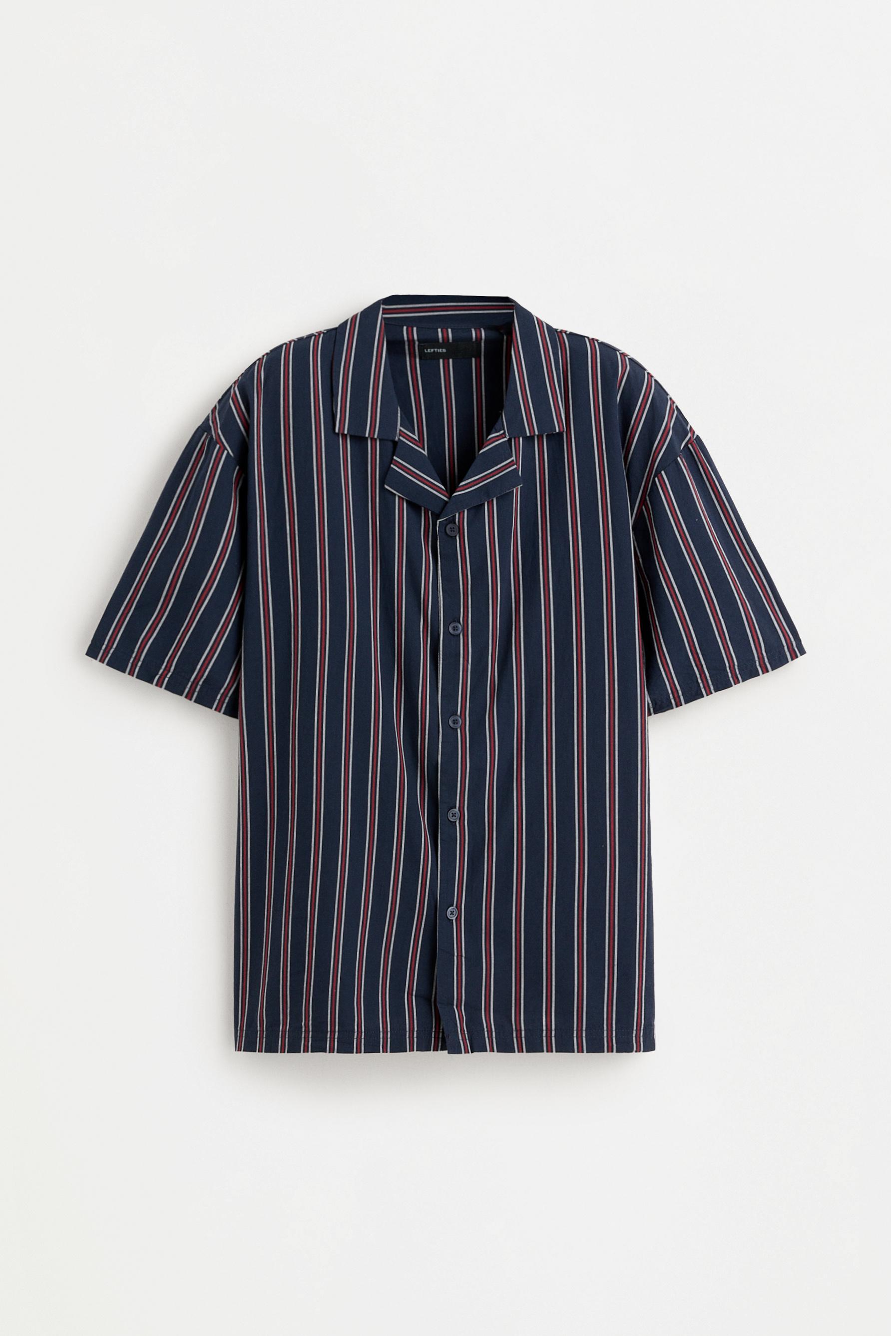 Striped short pyjamas — NAVY