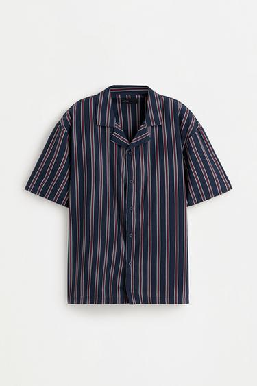 Striped short pyjamas — NAVY 7