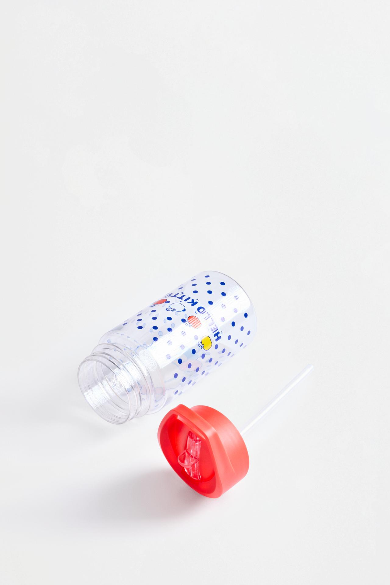 Hello Kitty ©SANRIO 435 ml polka dot bottle — RED