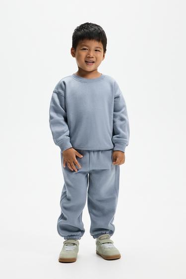 4-pack of plain plush joggers — INDIGO 2