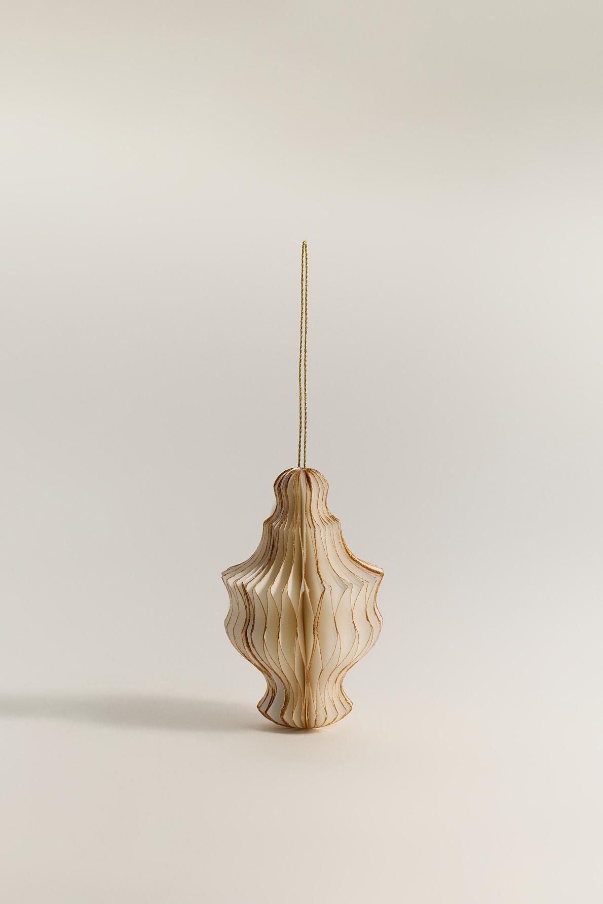 Enfeite de árvore lâmpada 10 cm