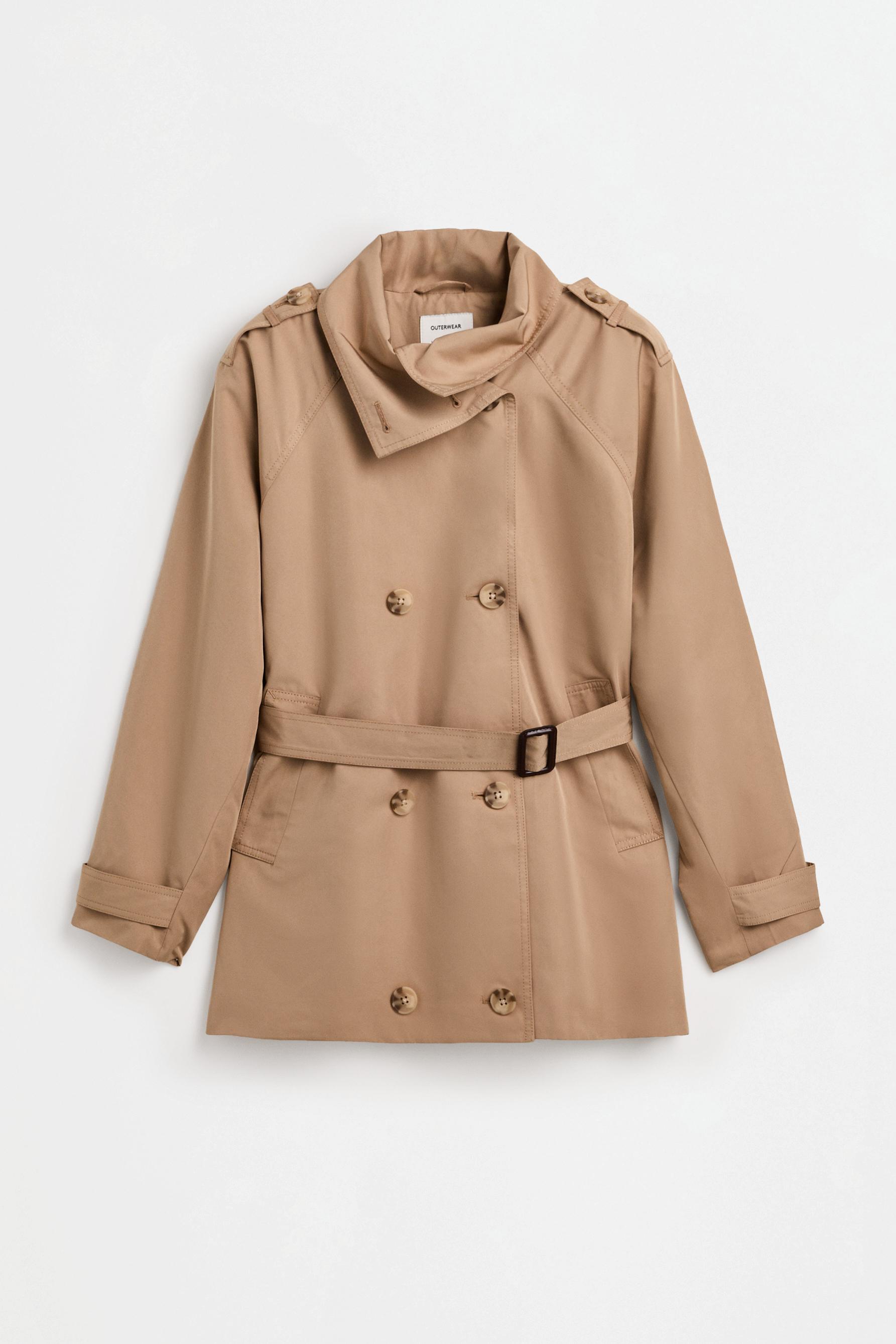 Oversize trench coat — BEIGE