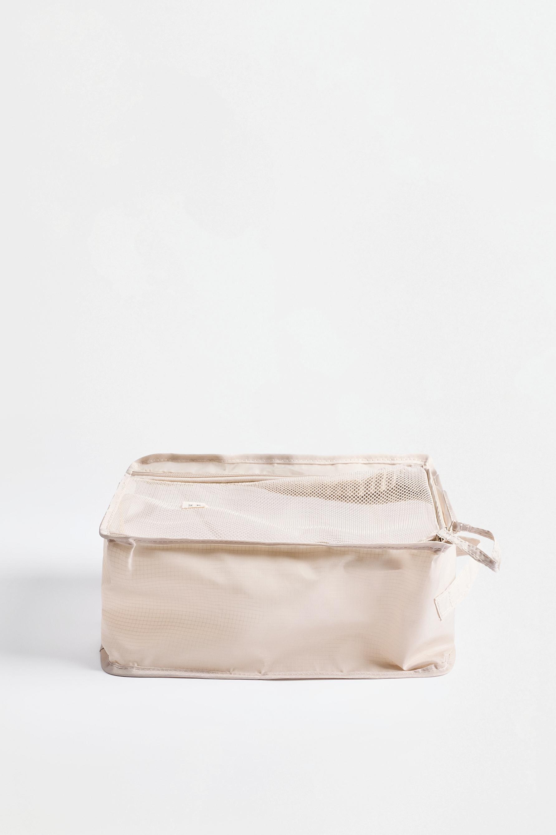 Travel shoe bag — ECRU
