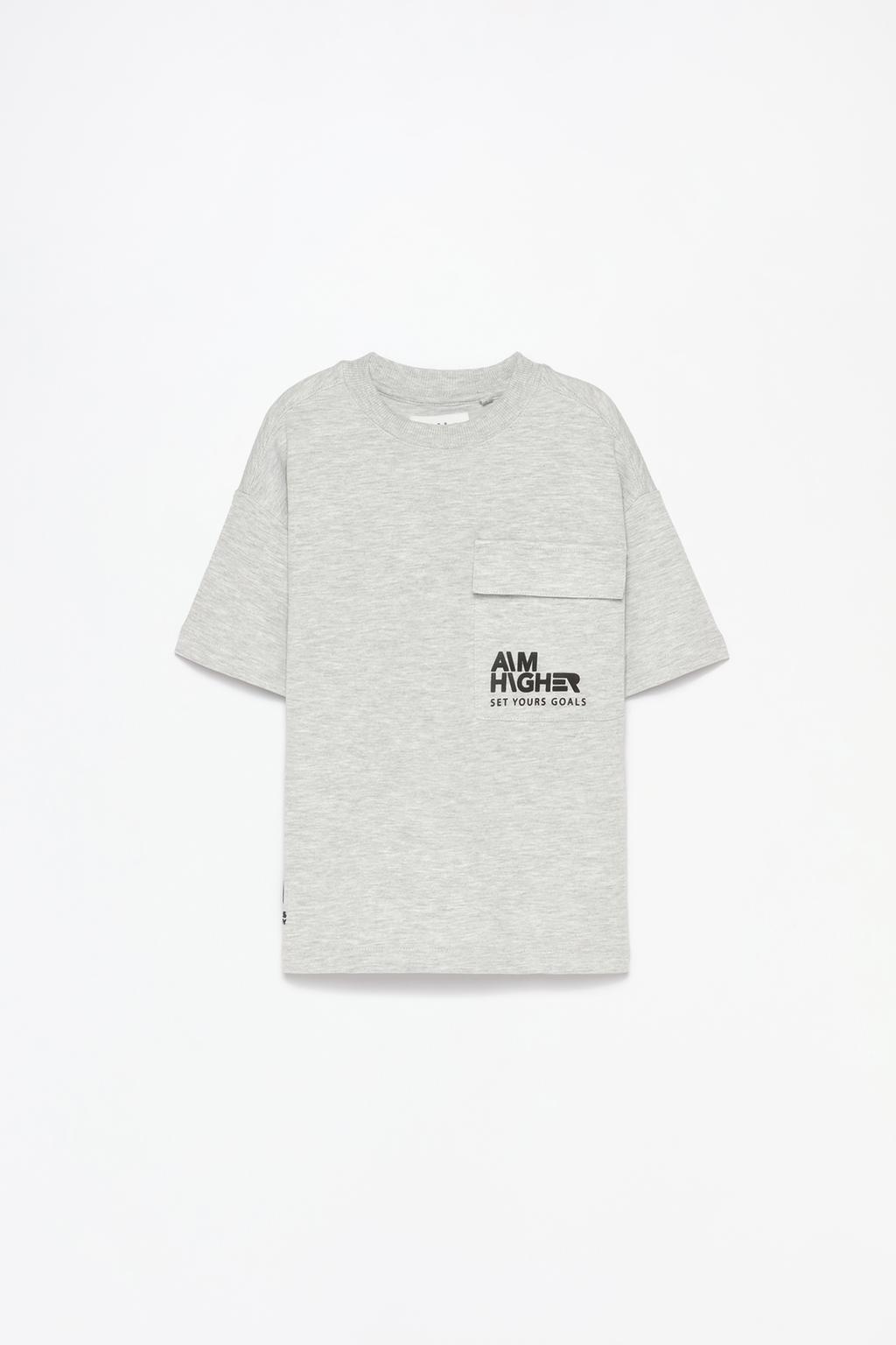 Interlock T-shirt-shirt with pocket