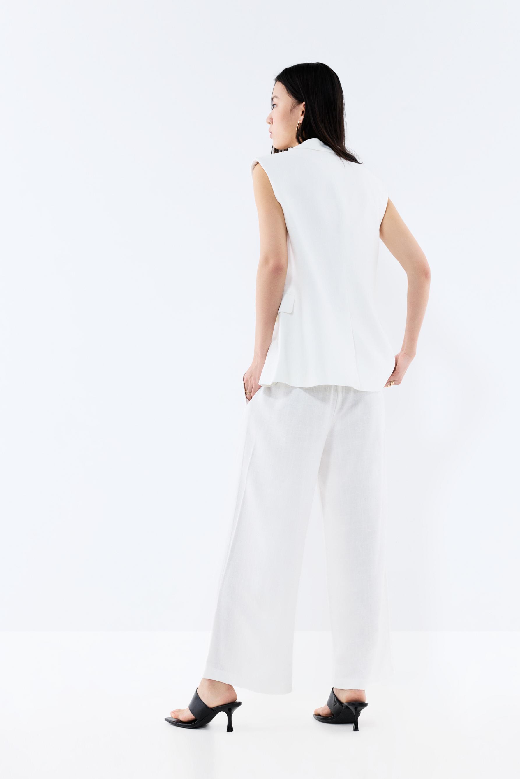 Rustic trousers — WHITE