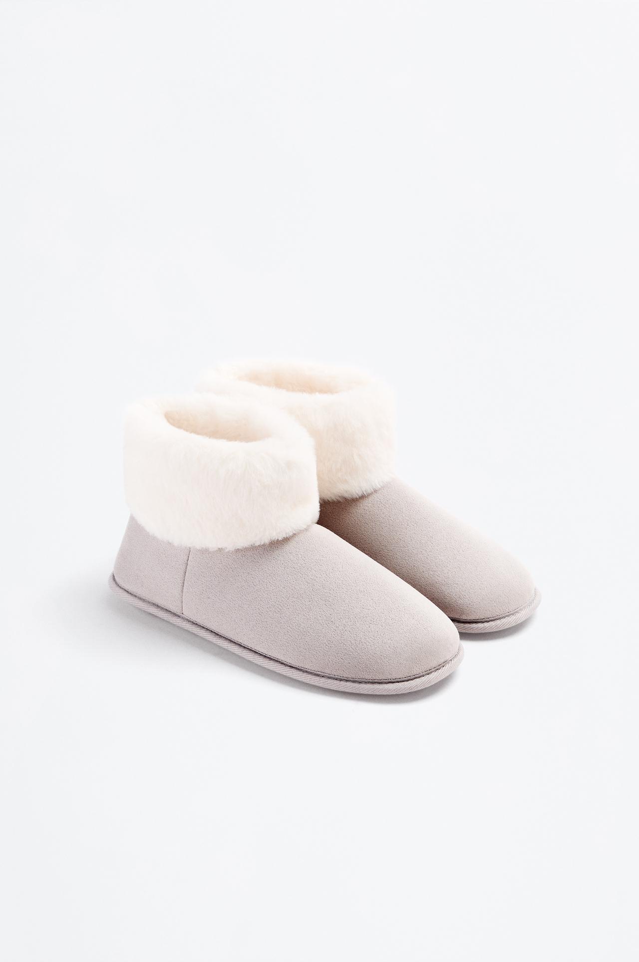 Ankle house slippers — GREY