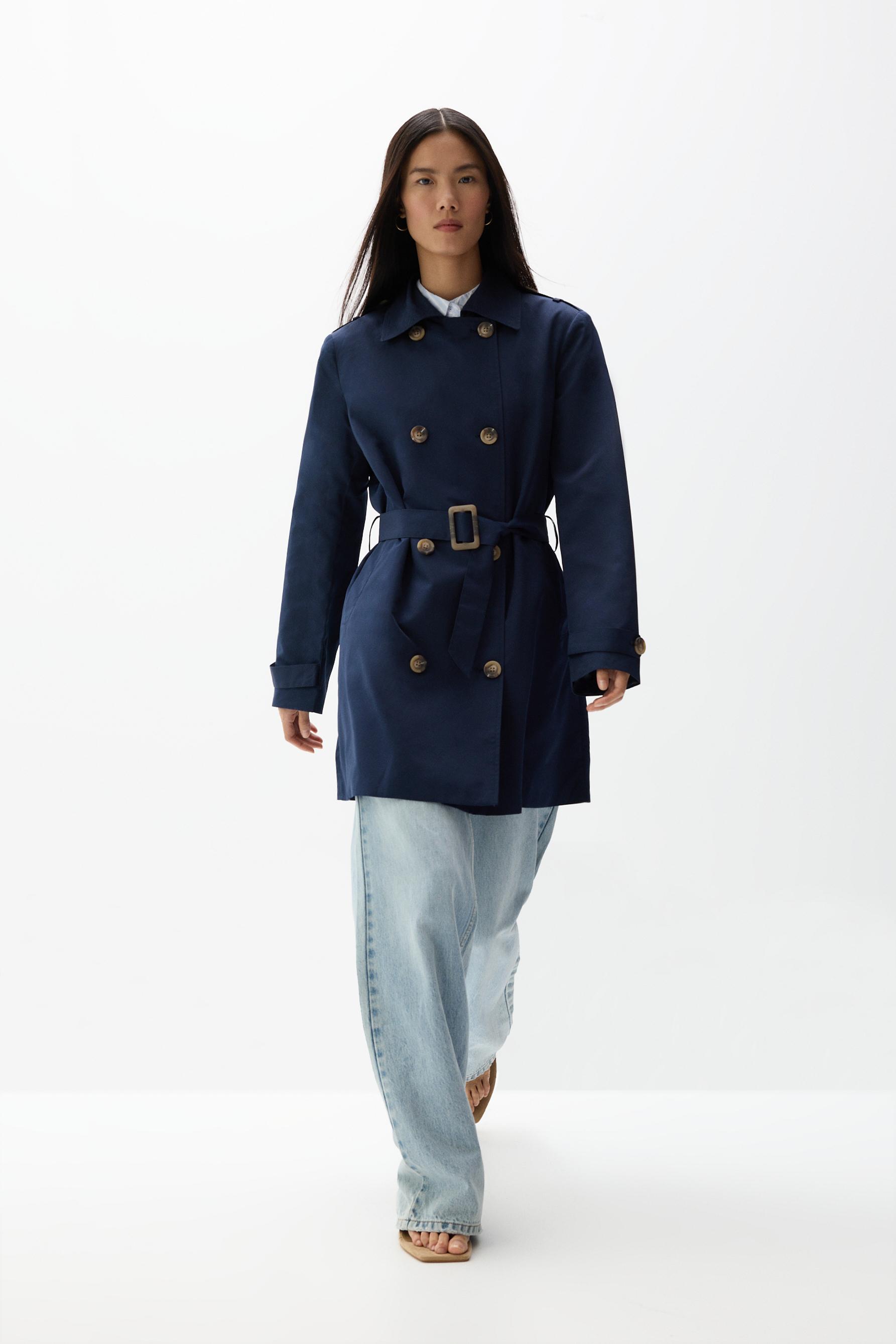 Trench oversize cinturón