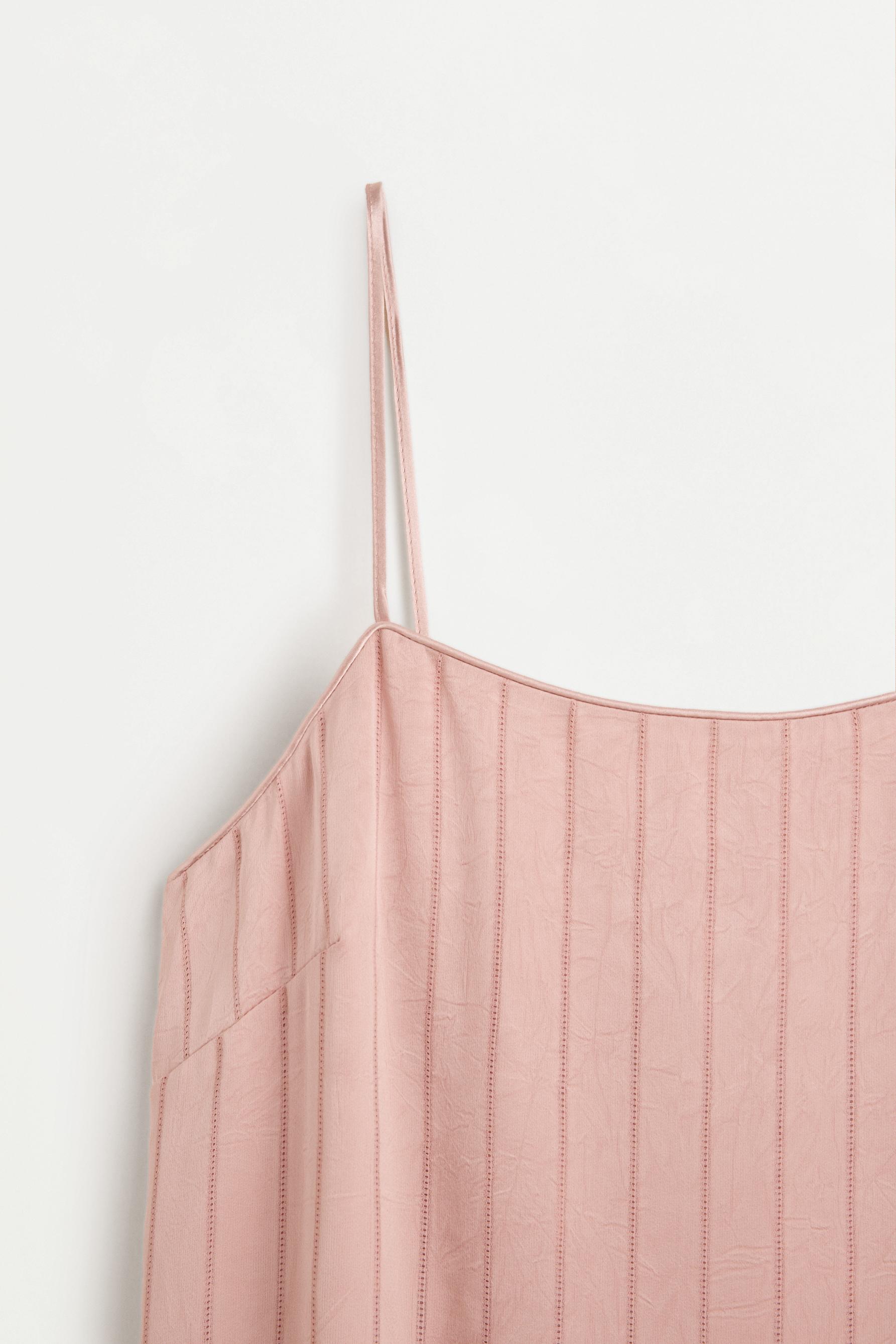 Satin camisole nightdress — PASTEL PINK