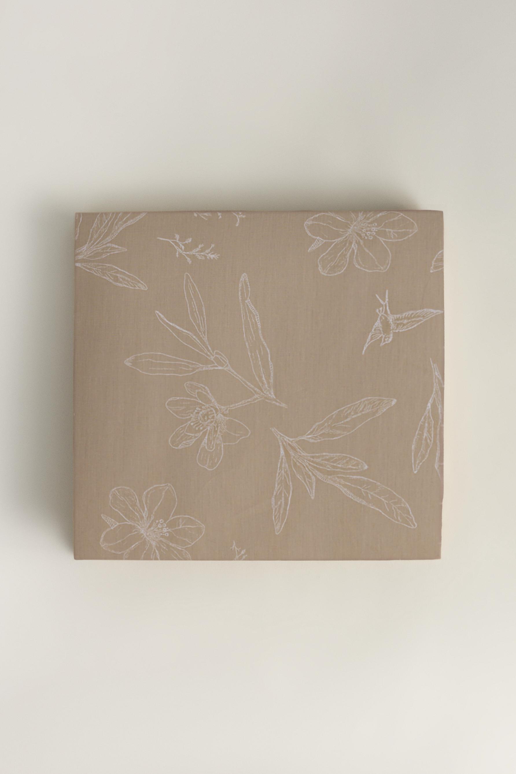 Capa de edredom flores 240 x 220 cm