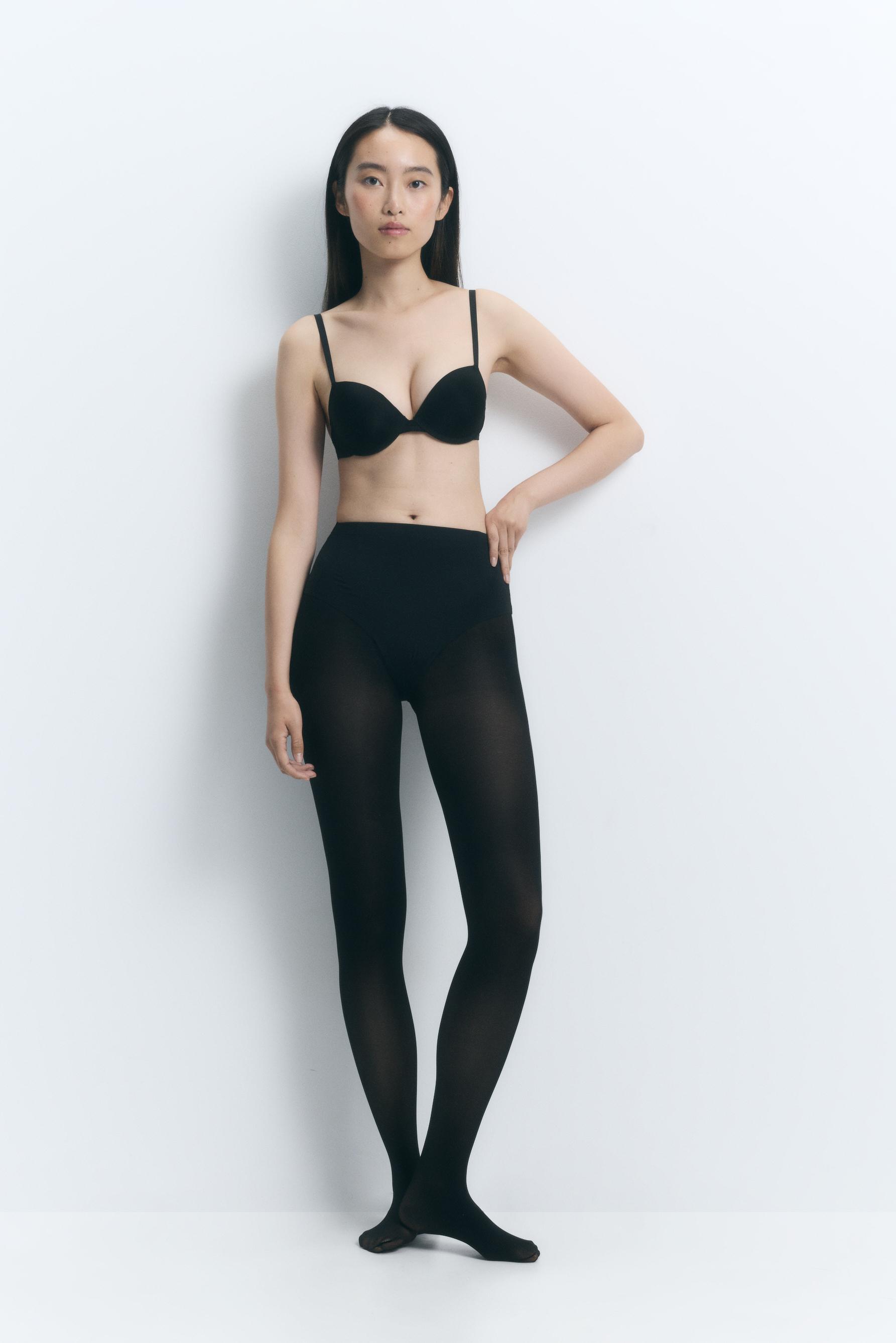 50 Denier Basic Tights - 2-Pack — BLACK